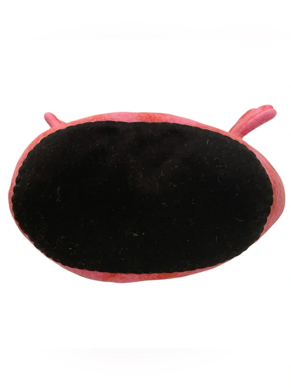 West Elm Halloween Pink  Felt Monster Candy Bowl NWT